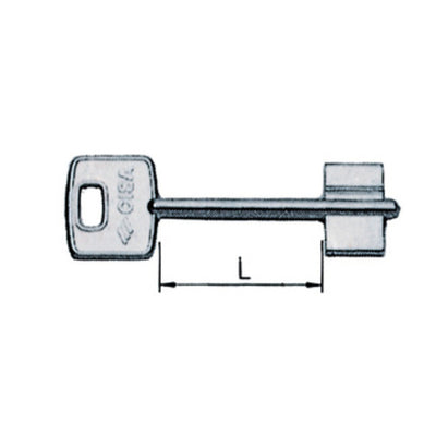 Q.TA' 10 CISA 00100.001 CHIAVE GREZZA DM OTT NICH