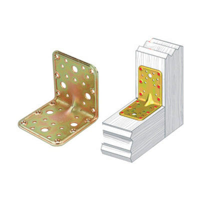 Q.TA' 20 PIASTRA 775 ANGOLARE ACCIAIO TROPIC 90X90X90 MM