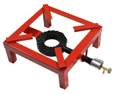 Q.TA' 2 FORNELLONE A GAS 40X40 CM BRUCIAPIU