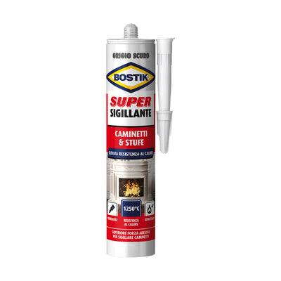 Q.TA' 1 BOSTIK MASTICE CAMINETTI E STUFE 530 G CARTUCCIA