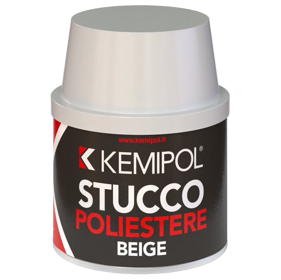 Q.TA' 12 KEMIPOL STUCCO POLIESTERE P/METALLO STAND BEIGE 150 ML