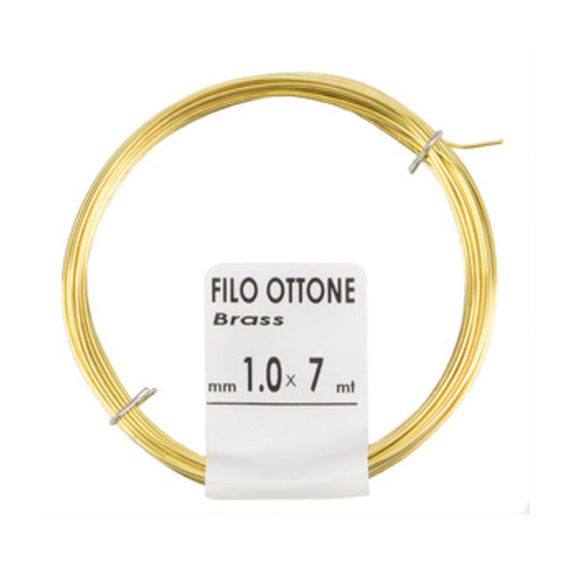 Q.TA' 20 MATASSINA FILO OTTONE D 1,0 MM 7 M