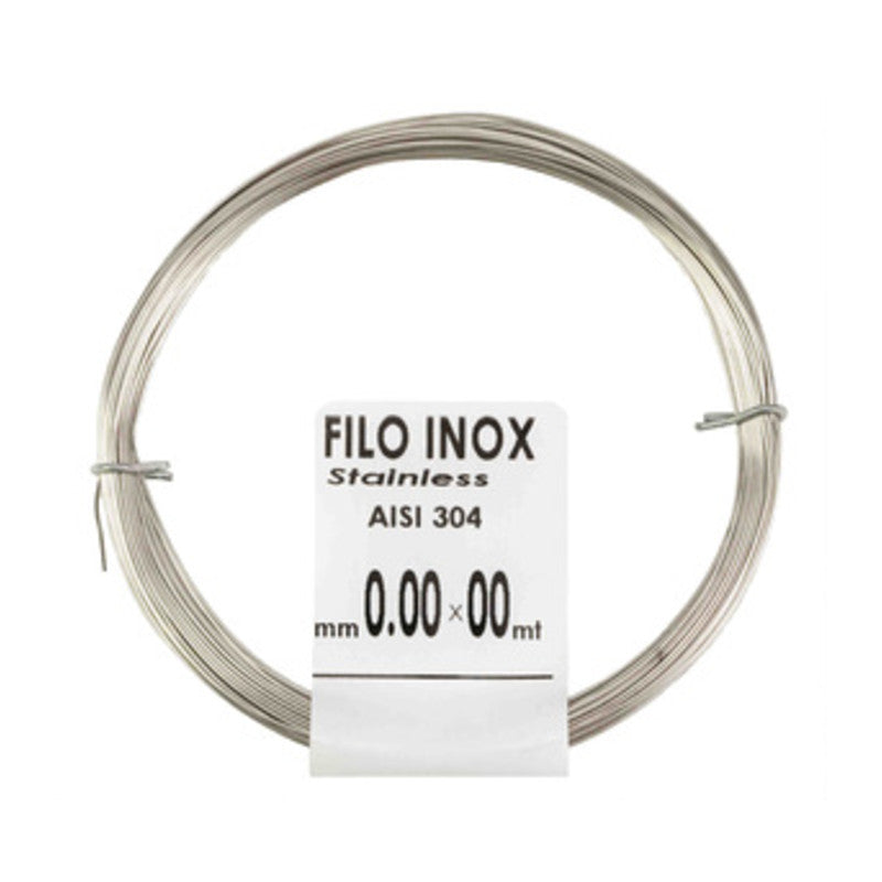 Q.TA' 25 MATASSINA FILO ACCIAIO INOX D 0,8 MM 10 M