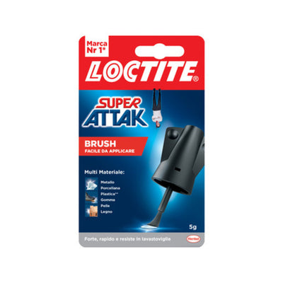 Q.TA' 12 ADESIVO SUPER ATTAK BRUSH 5 G