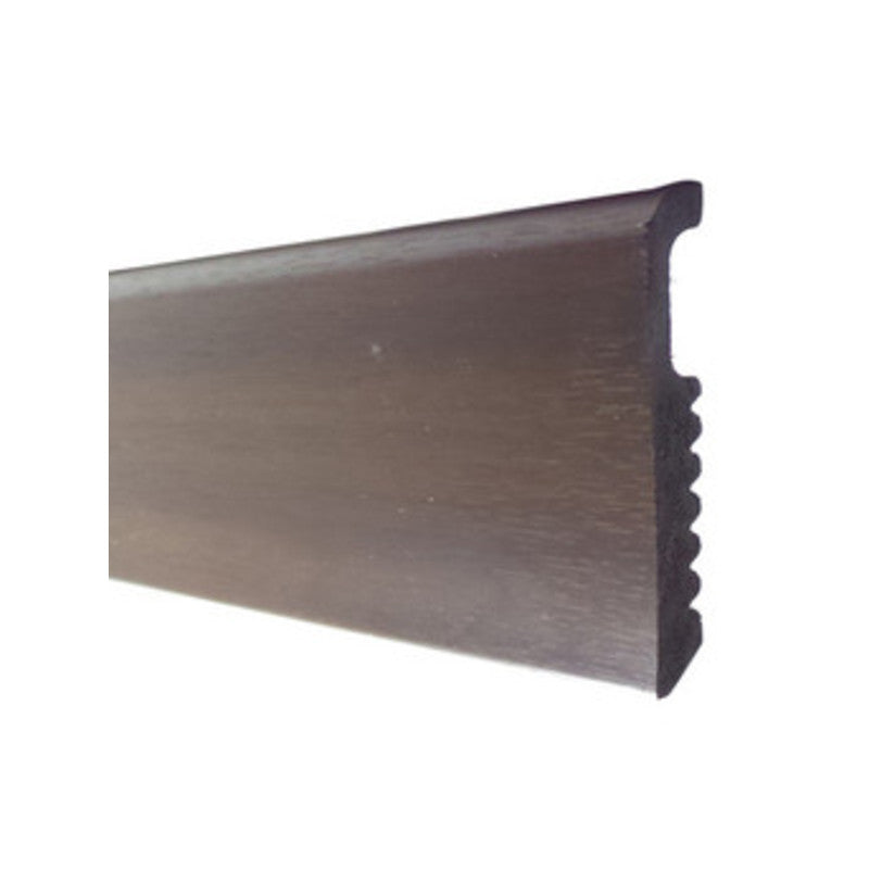 Q.TA' 10 BATTISCOPA 75X8 POLISTIRENE LISCIO 200 CM NOCE SCURO