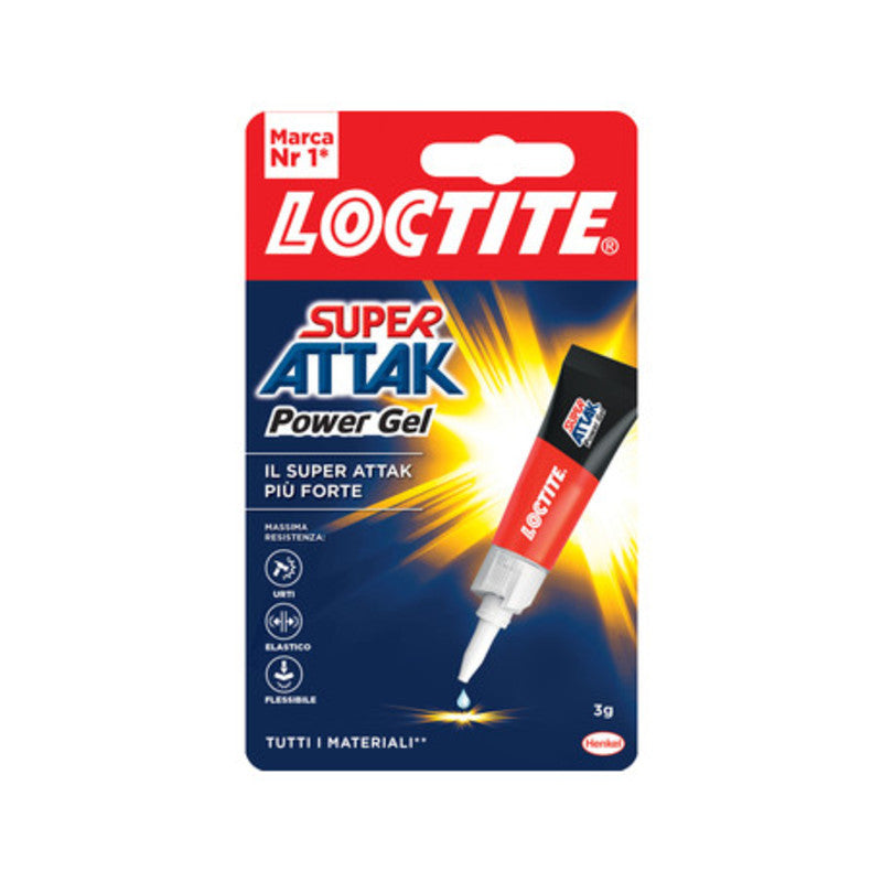 Q.TA' 24 ADESIVO SUPER ATTAK POWER GEL 3 G
