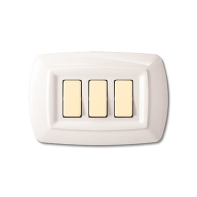 Q.TA' 10 TONDO PLACCA MAGIC PLAST 3P BIANCO