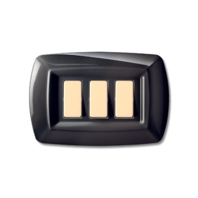 Q.TA' 10 TONDO PLACCA MAGIC PLAST 3P NERO