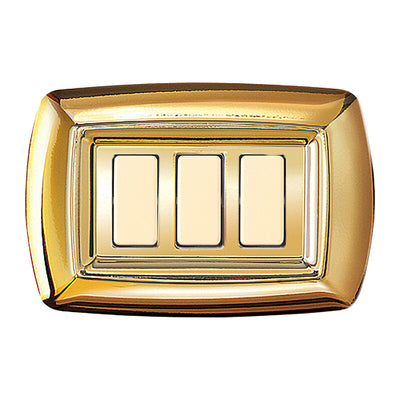 Q.TA' 10 TONDO PLACCA MAGIC PLAST 3P ORO