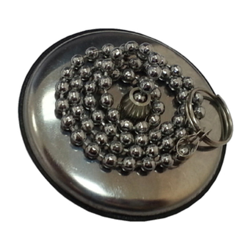 Q.TA' 25 TAPPO P/SANITARI C/PLACCA INOX D 52 MM**