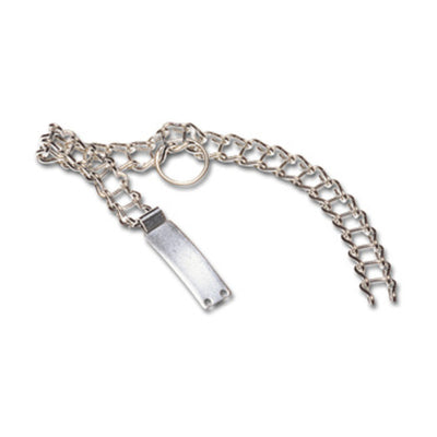 Q.TA' 12 COLLARE P/CANI ACCIAIO ZINCATO 60 CM PESANTE