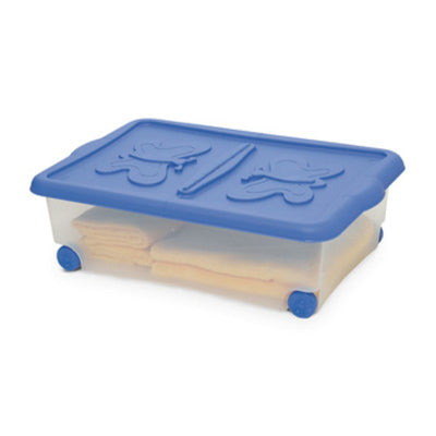 Q.TA' 10 CONTENITORE ROLLING C/COPERCHIO ALI 60X40H18 CM