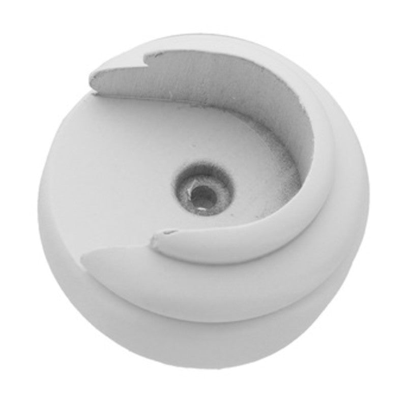 Q.TA' 2 ROSETTA BASTONE LEGNO TENDA A PARETE D 35 MM BIANCO*