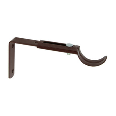 Q.TA' 10 SUPPORTO METALLO BASTONE CENTRALE NOCE 22/26 CM