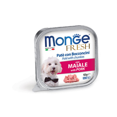 Q.TA' 1 MONGE FRESH GR.100 MAIALE