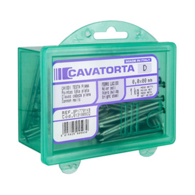 Q.TA' 1 SCATOLA DA KG. 1 CHIODI T. PIANA (2,2) 14X40