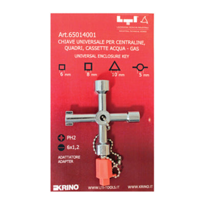 Q.TA' 1 CHIAVE UNIVERSALE P/CASSETTE CONTATORI