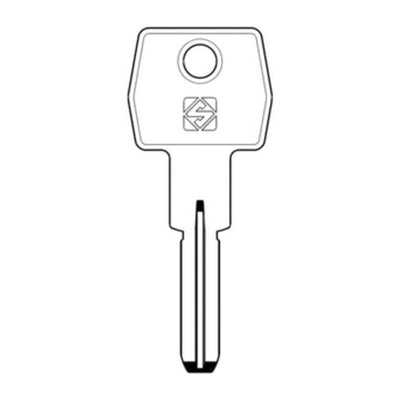 Q.TA' 10 SILCA AGB5 CHIAVE PUNZONATA OTTONE