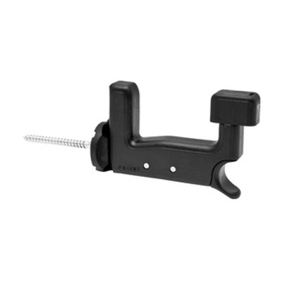 Q.TA' 25 FERMAIMPOSTE IN PLASTICA GRILLO NERO 70 MM**