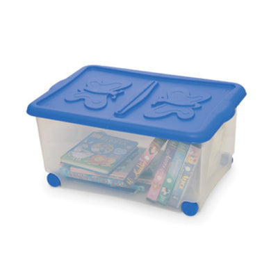 Q.TA' 8 CONTENITORE ROLLING C/COPERCHIO ALI 60X40H28 CM