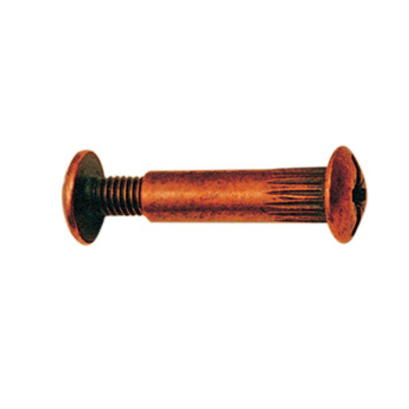 Q.TA' 250 GIUNZIONE P/MOBILI 8X30 MM ACC BRONZ VITE 15**