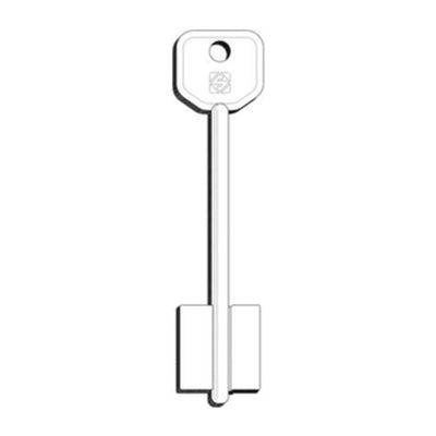 Q.TA' 5 SILCA 5AT7 CHIAVE DOPPIA MAPPA OTTONE