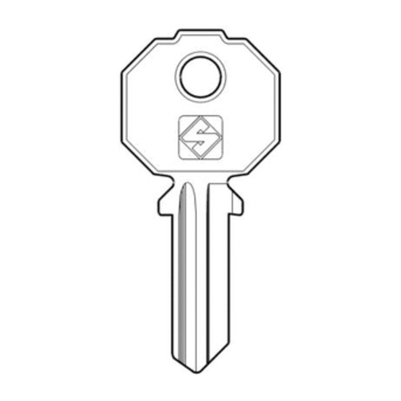 Q.TA' 20 SILCA PF212 CHIAVE PROFILO OTTONE