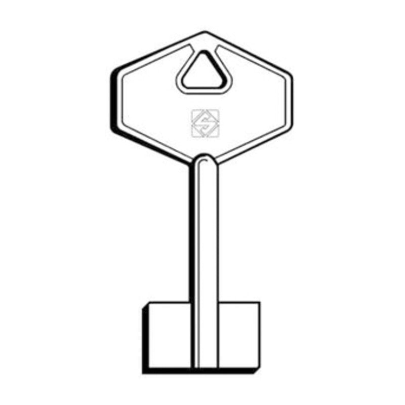 Q.TA' 5 SILCA 5IT3 CHIAVE DOPPIA MAPPA OTTONE