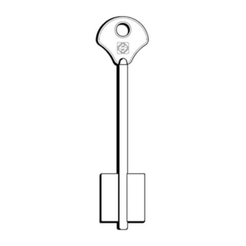 Q.TA' 5 SILCA EL CHIAVE DOPPIA MAPPA OTTONE