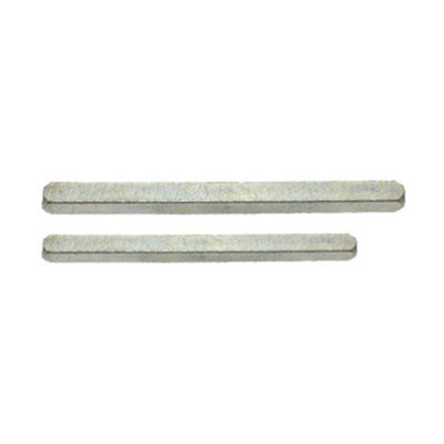 Q.TA' 25 QUADRO P/MANIGLIA Q 6X100 MM ACCIAIO LUCIDO