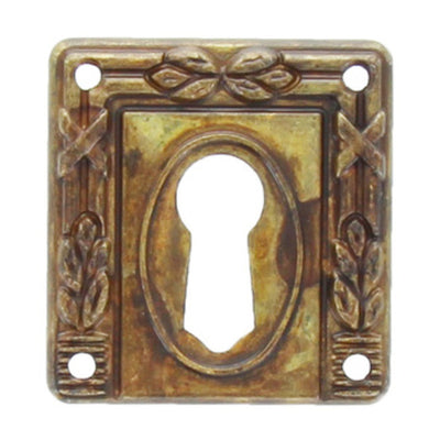 Q.TA' 25 BOCCHETTA ZAMA 30060 33X35 MM OTTONE ANTICATO**