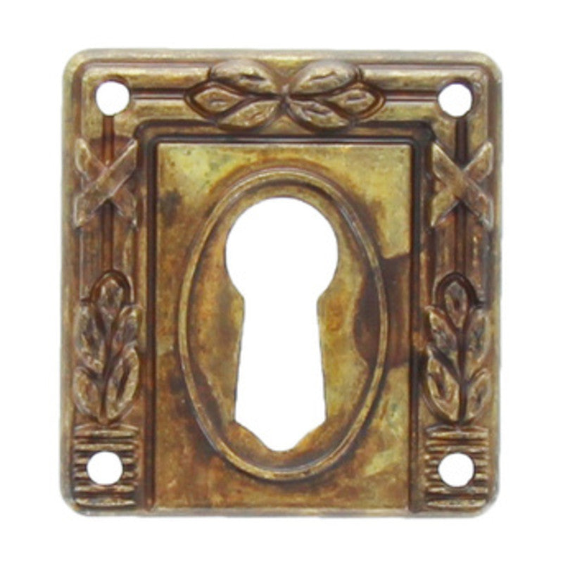 Q.TA' 25 BOCCHETTA ZAMA 30060 33X35 MM OTTONE ANTICATO**