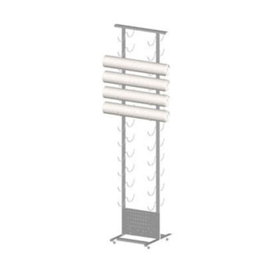 Q.TA' 1 ESPOSITORE PLASTICA ADESIVA 24 POSTI (VUOTO)