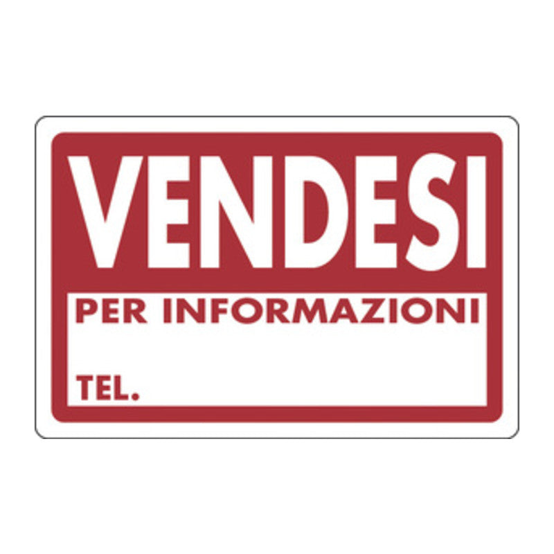 Q.TA' 10 TARGA SEGNALETICA VENDESI