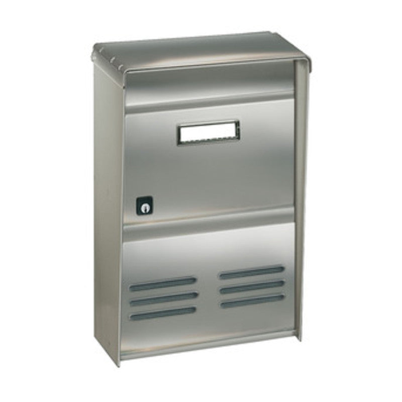 Q.TA' 1 CASSETTA POSTALE ALUBOX DR2E RIVISTA 26X12X37,5 INOX