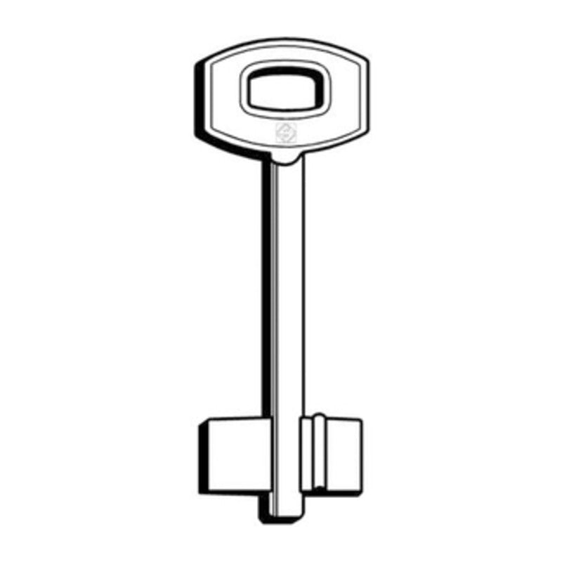 Q.TA' 5 SILCA 5SCM2 CHIAVE DOPPIA MAPPA OTTONE