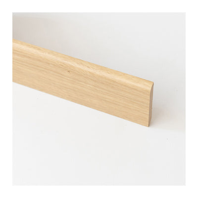 Q.TA' 10 BATTISCOPA 70X10 MM MDF 240 CM ROVERE NATURALE