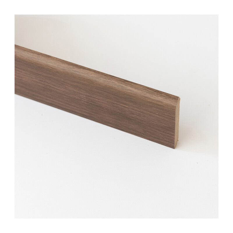 Q.TA' 10 BATTISCOPA 70X10 MM MDF 240 CM ROVERE SCURO