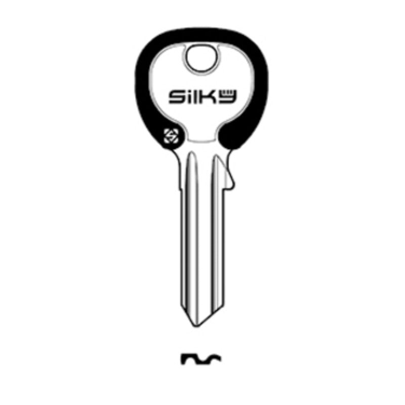 Q.TA' 100 SILCA CS206DZ CHIAVE PROFILO SILKY OTTONE