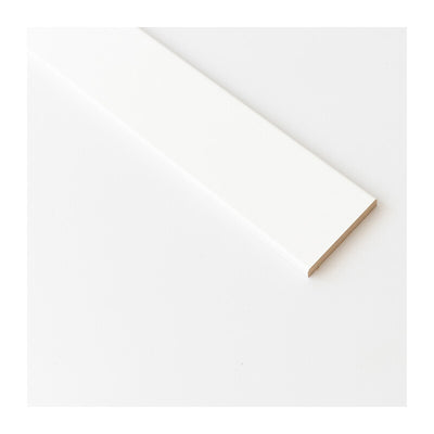 Q.TA' 10 COPRIFILO 70X10 MM MDF 240 CM BIANCO R6