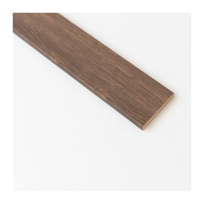 Q.TA' 10 COPRIFILO 70X10 MM MDF 240 CM NOCE SCURO R6