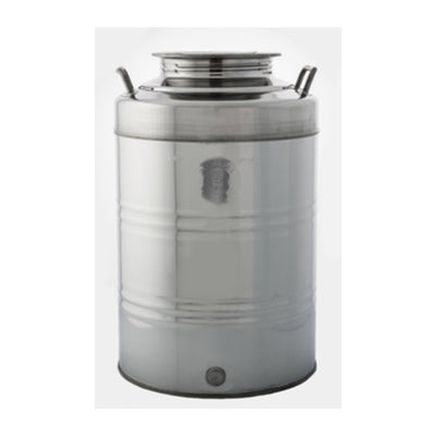 Q.TA' 1 FUSTO OLIO ACCIAIO INOX AISI 304 50 L AGGRAFFATO