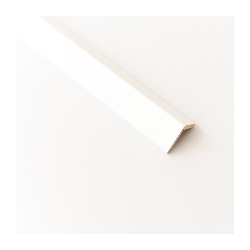 Q.TA' 20 PARASPIGOLO 28X28 MDF 300 CM BIANCO