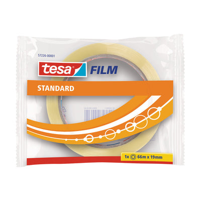 Q.TA' 8 NASTRO TRASPARENTE TESA CARAMELLA 19MMX66M