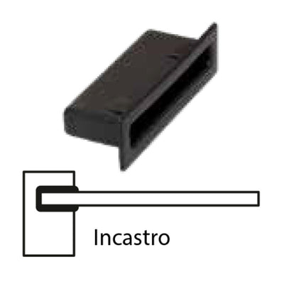 Q.TA' 10 SUPPORTO AD INCASTRO IN PVC P/ASTA ORTOPEDICA
