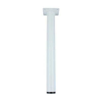 Q.TA' 4 PIEDINO ACCIAIO D. 30 X H 300 MM BIANCO