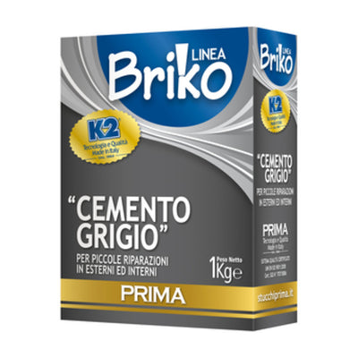 Q.TA' 12 LINEA BRIKO CEMENTO GRIGIO DA 1 KG