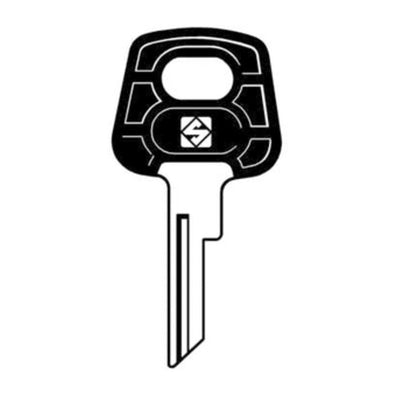 Q.TA' 5 SILCA BH4P CHIAVE AUTO TESTA PLASTICA ACCIAIO