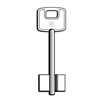 Q.TA' 5 SILCA CSC CHIAVE DOPPIA MAPPA OTTONE
