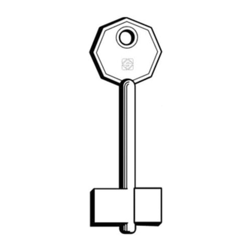 Q.TA' 5 SILCA MT CHIAVE DOPPIA MAPPA OTTONE